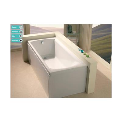 Eastbrook Sigma TG White Straight Bath