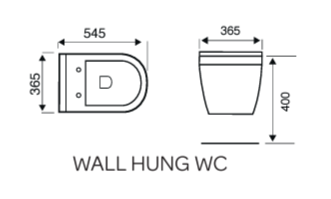 Stylish Wall Hung Pans & Toilet: Bathroom Furniture Sets