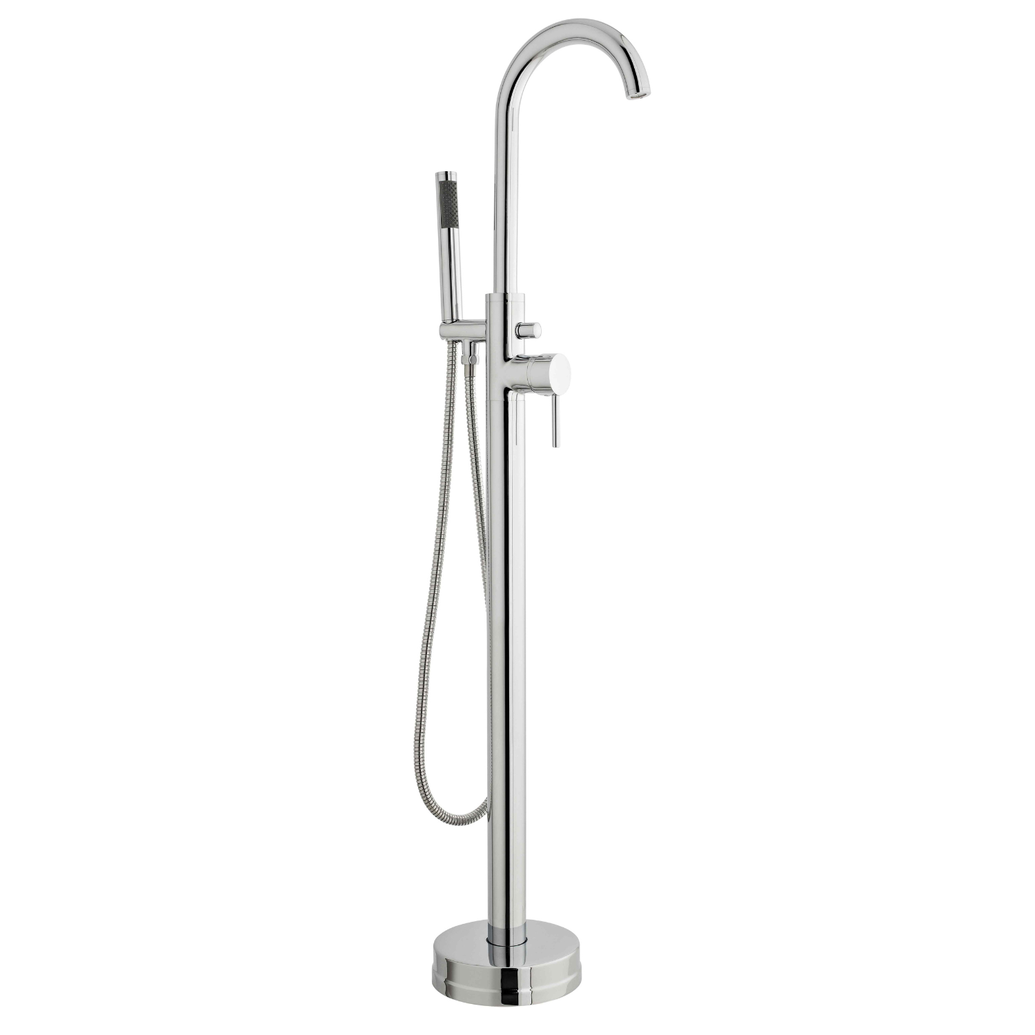 Kartell UK Pure Shower Bath Suite with Coast Freestanding Bath without Vanity Unit