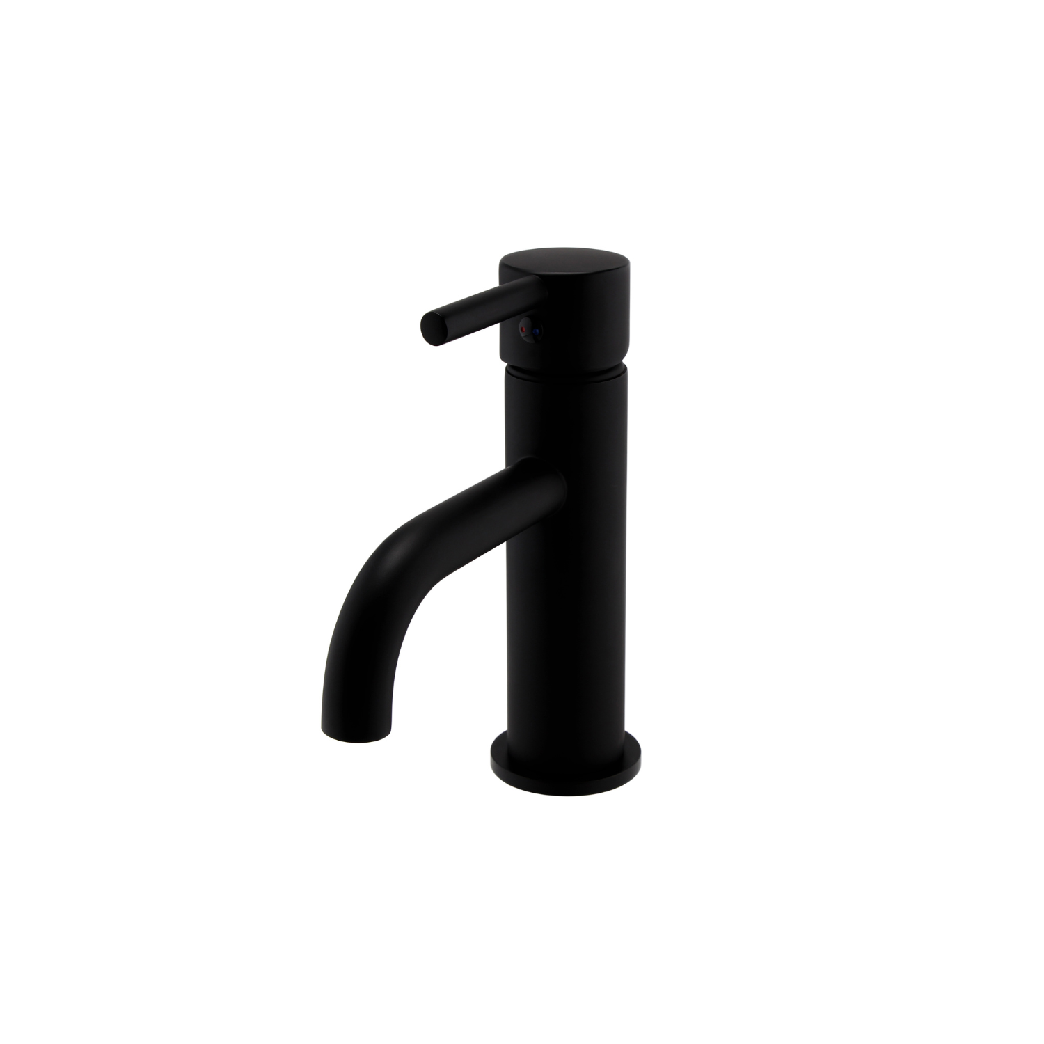 Kartell UK Black Nero Round Mono Basin Mixer