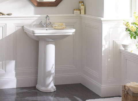 Ashfield Basin & Pedestal - serenebathrooms