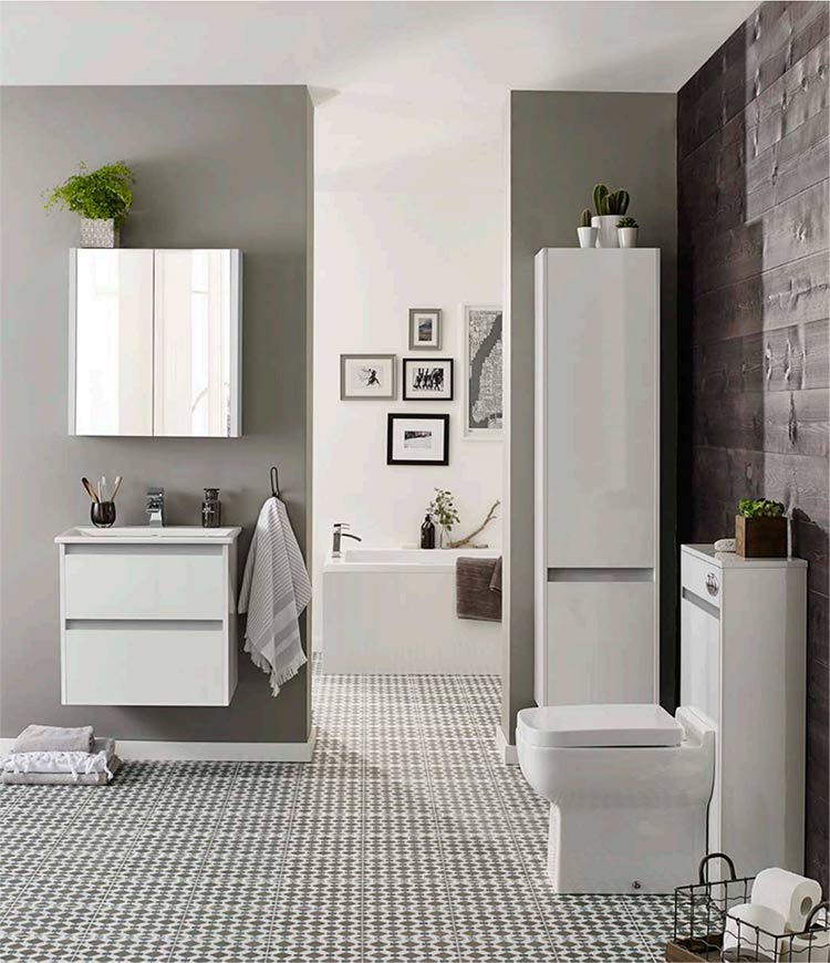 bathroom suite white