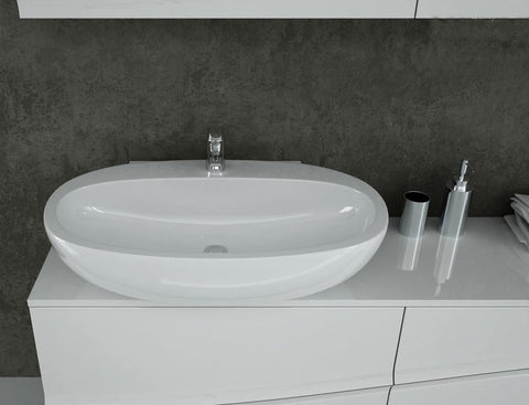 Blanc Cabinet & Washbasin - serenebathrooms