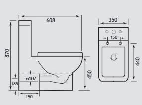 Eastbrook Collindale Comfort Height BTW CC Pan