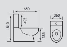 Eastbrook Crowthorne WC Pan