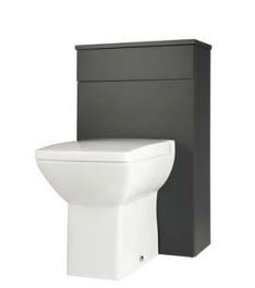 Modernize Your Bathroom with KORE Matt Dark Grey Furniture - Grey Gloss | UK Walk-in Shower Conversion