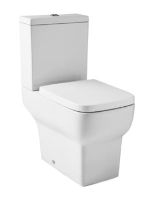 Korsika Close Coupled Toilet Pan, Cistern & Soft Close Seat