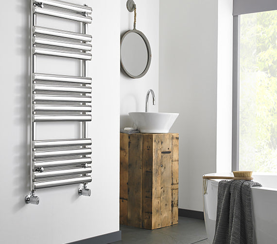 Kartell UK Ohio Stainless Steel Designer Towel Rail 500mm Wide