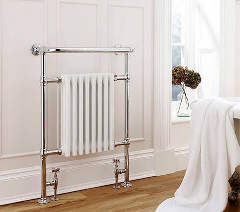 Crown Traditional Heated Towel Radiator 945mm High