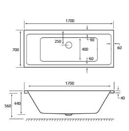 Eastbrook Portland Acrylic Bathtubs