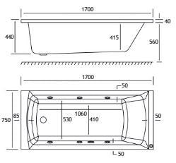 Eastbrook Rockall SE 6 Jet Whirlpool