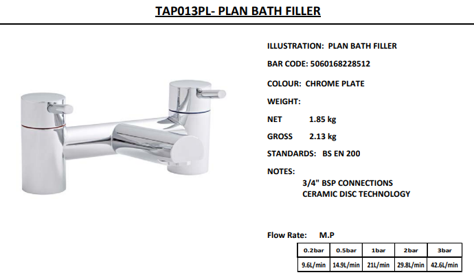Plan Bath Filler