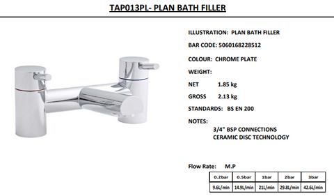 Plan Bath Filler