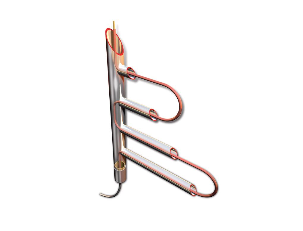 Kartell UK Curved Electric Towel Rail