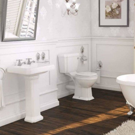 Kartell UK Astley WC Pan, Cistern and Mouldwood Soft Close Seat