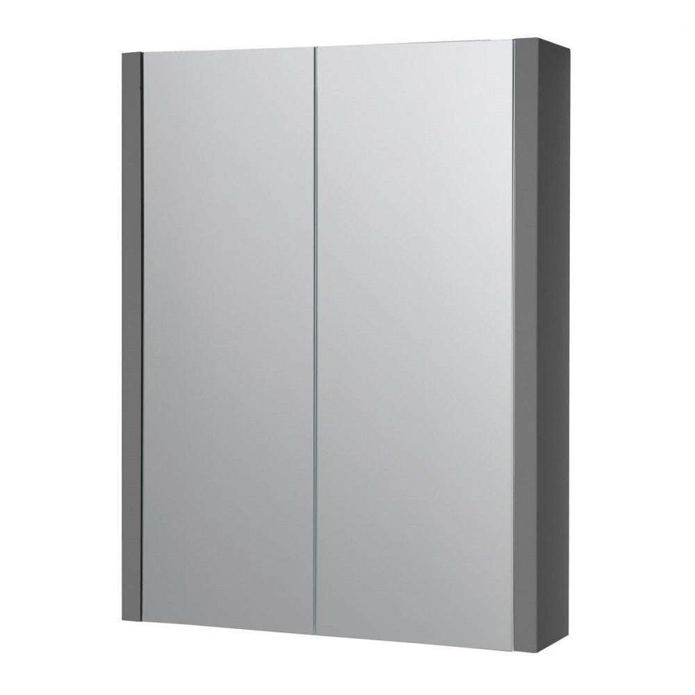 Purity 500mm Mirror Cabinet - Storm Grey Gloss
