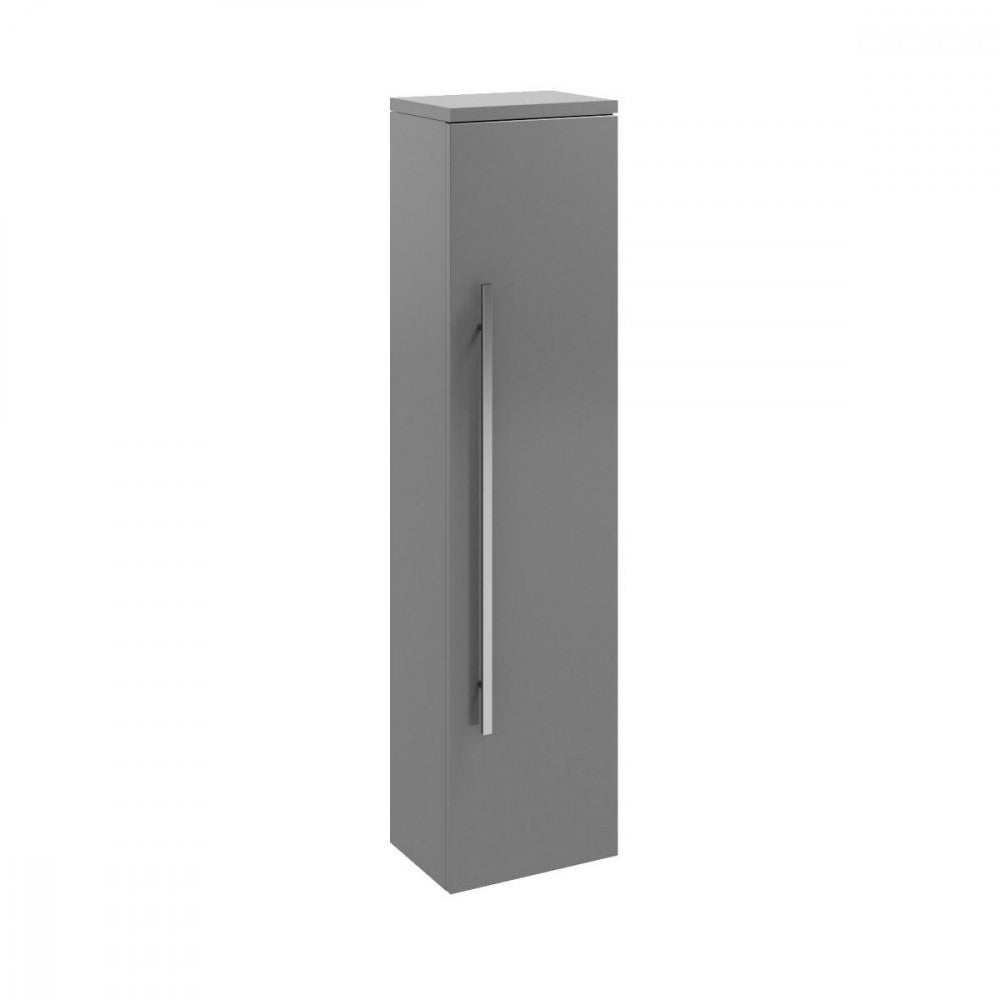Purity Wall Mounted Side Unit - Storm Grey Gloss