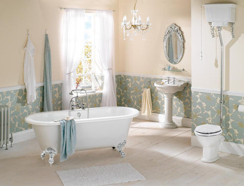Traditional Roll Top Bath & Tap Set