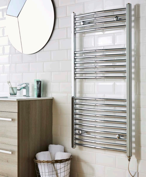 Curved Electric Towel Rail – On/Off
