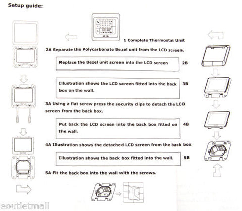 Underfloor Heating Kit (Heating Mat & Digital Thermostat)