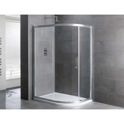 Orca Single Door Offset Quadrant - 900mm x 800mm 