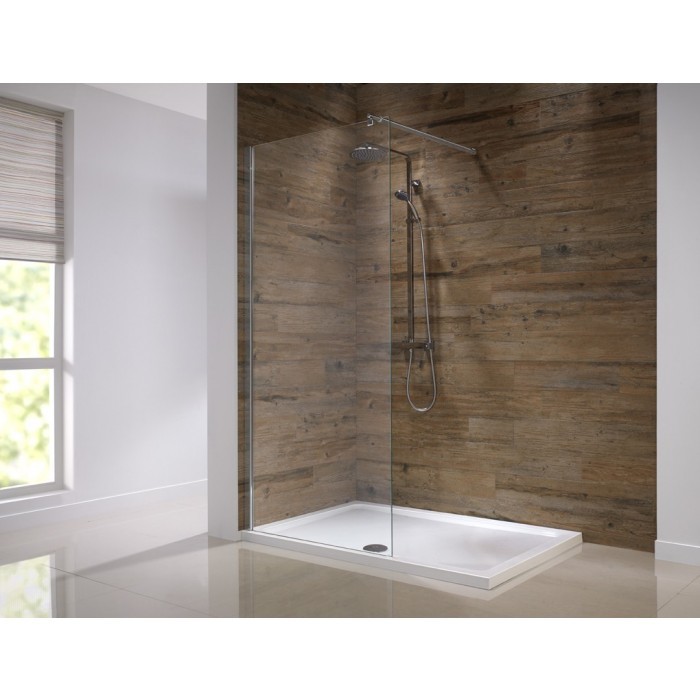Orca 1100mm Walk-in Glass Wetroom Shower Screen