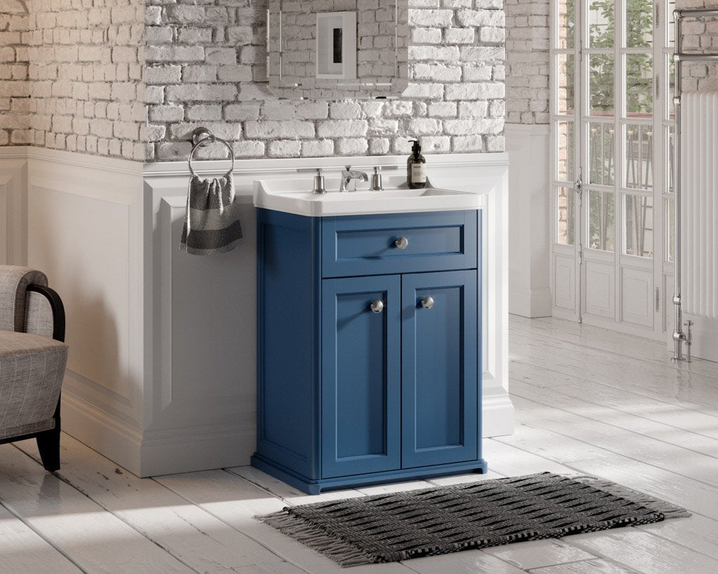 60X45CM Basin Two Door Console Unit