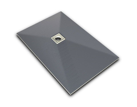 Dukkaboard Rectangular Shower Trays with End Drain (All Sizes)