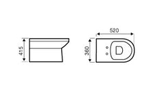 Load image into Gallery viewer, Revue Back-to-Wall Toilet (Compact)